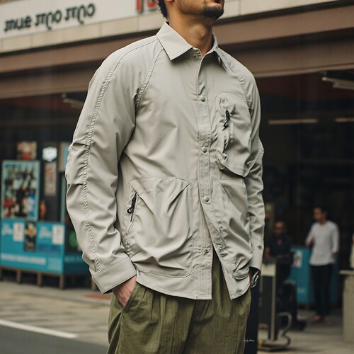 美式山系户外机能轻量化工装外套