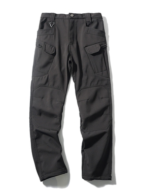 鸟家户外工装511战术裤男秋冬款加绒加厚裤子外贸男裤软壳冲锋裤