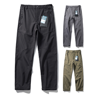 登山裤 鸟家软壳冲锋裤 外贸男装 裤 男防水防风保暖美式 户外机能工装