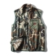 叠穿复古立领双面摇粒绒背心马甲男秋冬迷彩坎肩外贸男装 马夹外套