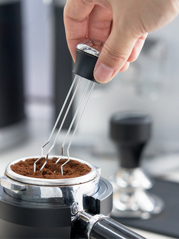 CAFEDEKONA不锈钢意式咖啡布粉针手冲咖啡萃取辅助器具布粉均匀
