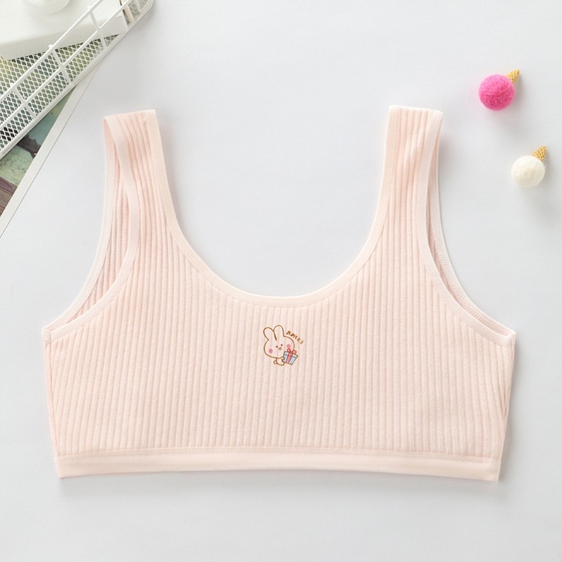 女童内衣发育期小学生11岁儿童背心女宝初期纯棉小背心少女一阶段