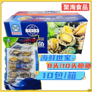 海鲜世家整箱8头/10头鲜冻鲍鱼速冻生制新鲜活冻高品质福建产海鲜