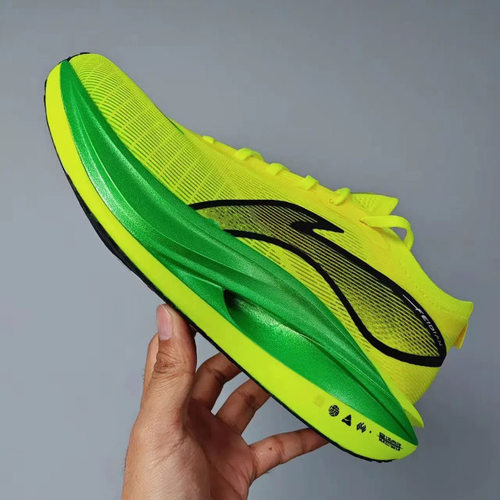 飞电5E碳板跑步鞋夏季网面透气专业竞速减震回弹中小学生超轻跑鞋