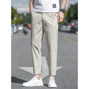 薄裤 九分裤 修身 夏季 子男款 冰丝休闲裤 直筒男生运动裤 951 男士