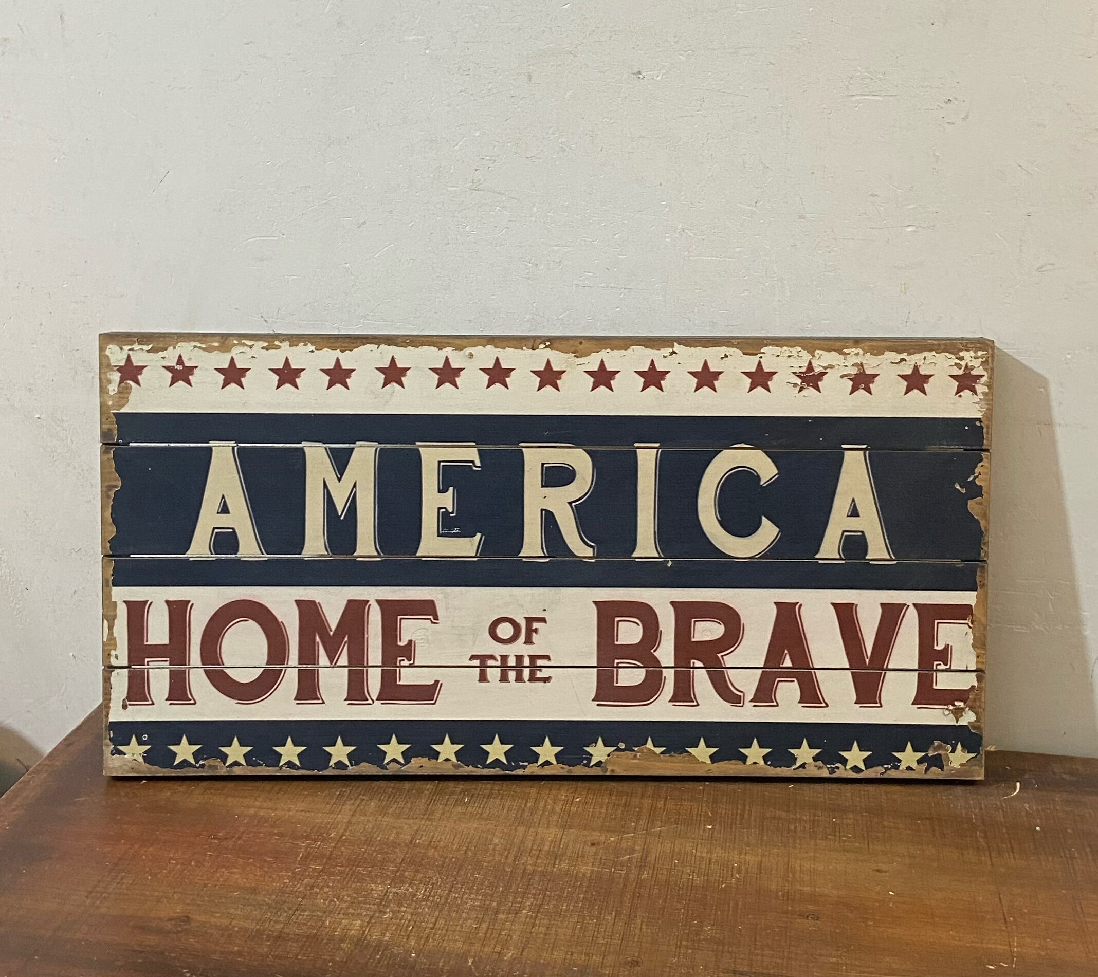 外贸样品vintage美式复古风木质装饰挂牌牌古着店中古咖啡店挂画