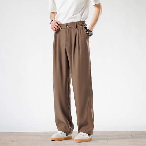 垂感休闲西装裤男士春秋季