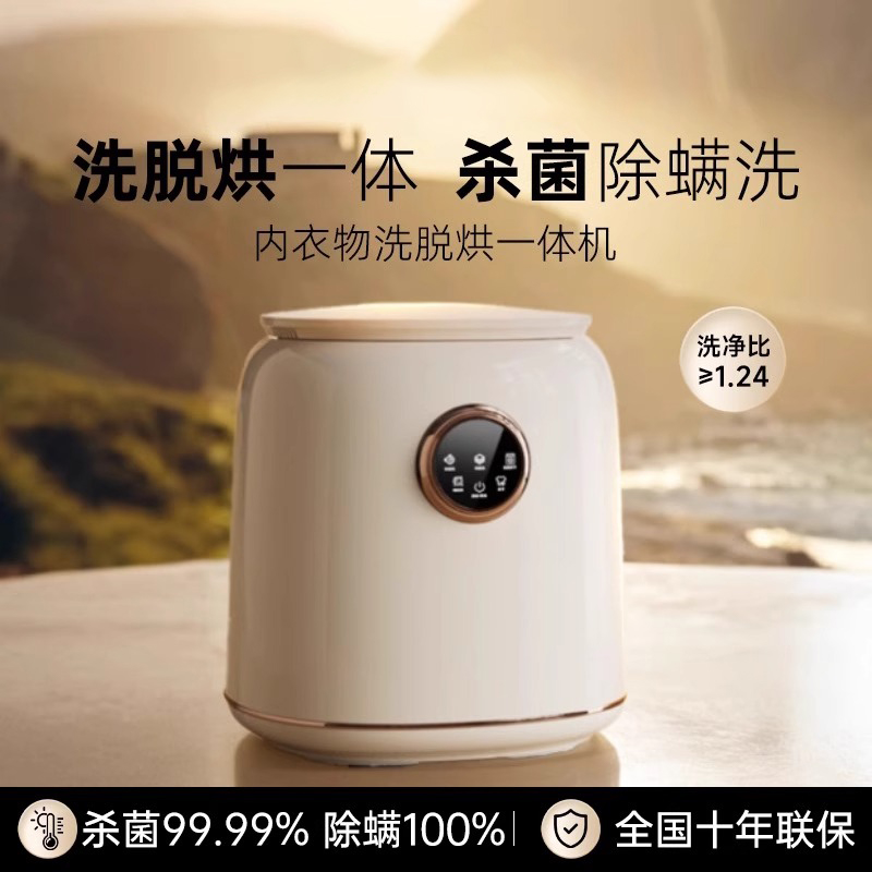 迷你洗内衣内裤专用小型洗衣机全自动家用烘干一体专用洗袜机