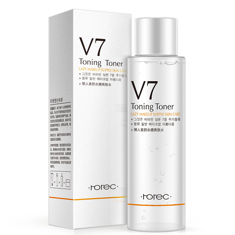 韩国v7懒人爽肤水女补水保湿素颜裸妆学生收缩毛孔喷雾水乳120ml