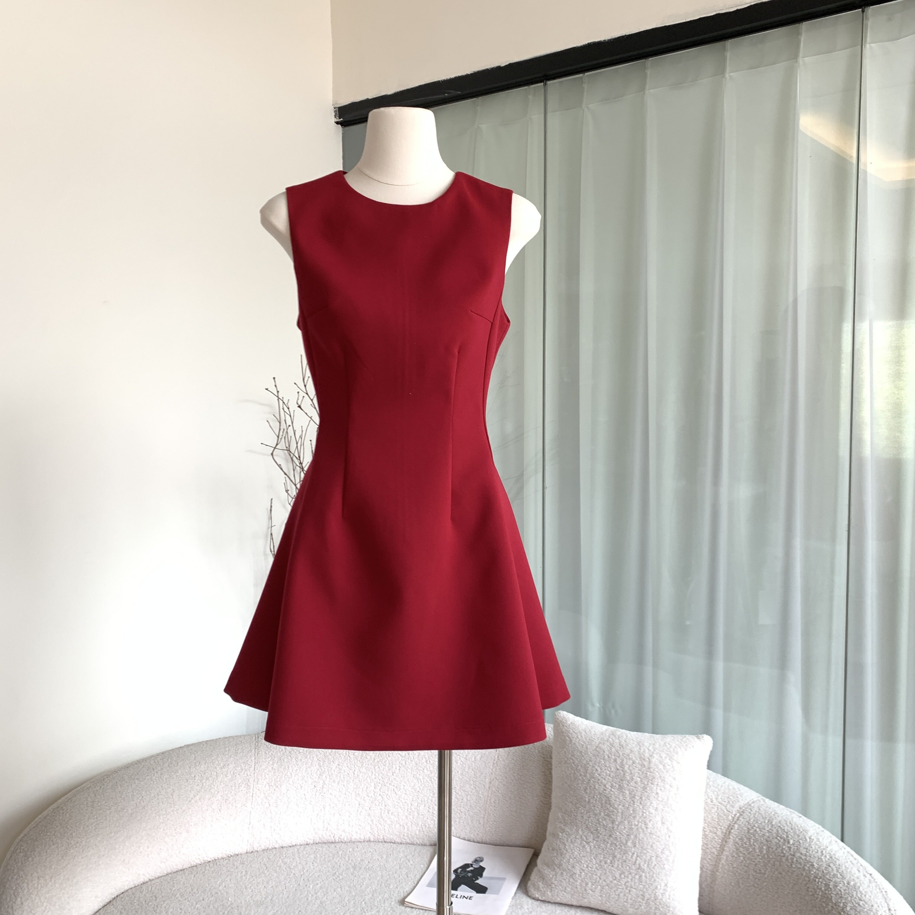 舒胡蕾 生日裙 夏季薄料西装短裙气质显瘦收腰女装连衣裙