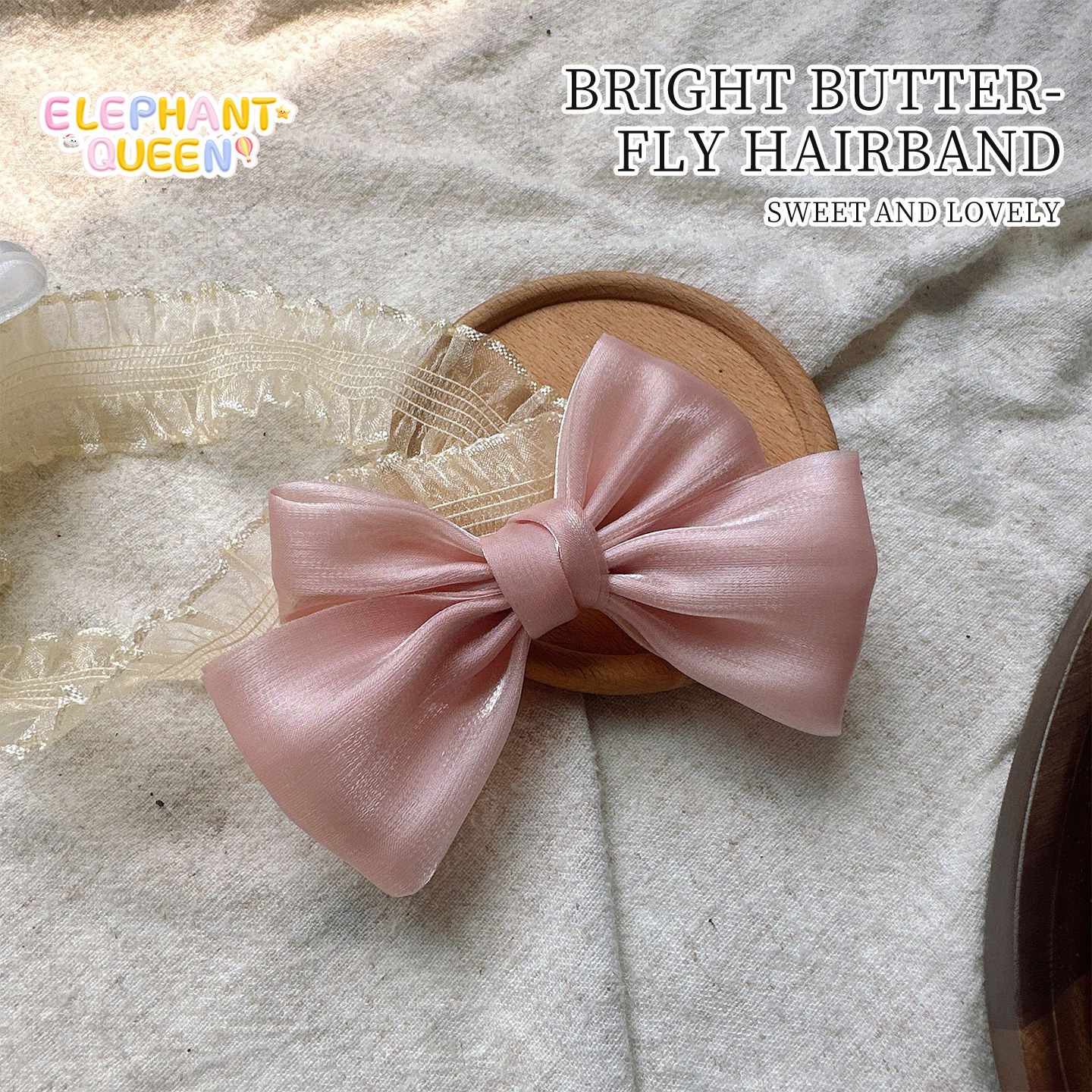 儿童蝴蝶结发夹小女孩2025新款夹子女童可爱公主头饰宝宝发夹发饰