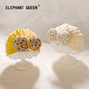 ELEPHANTQUEEN纯棉胎帽圆顶