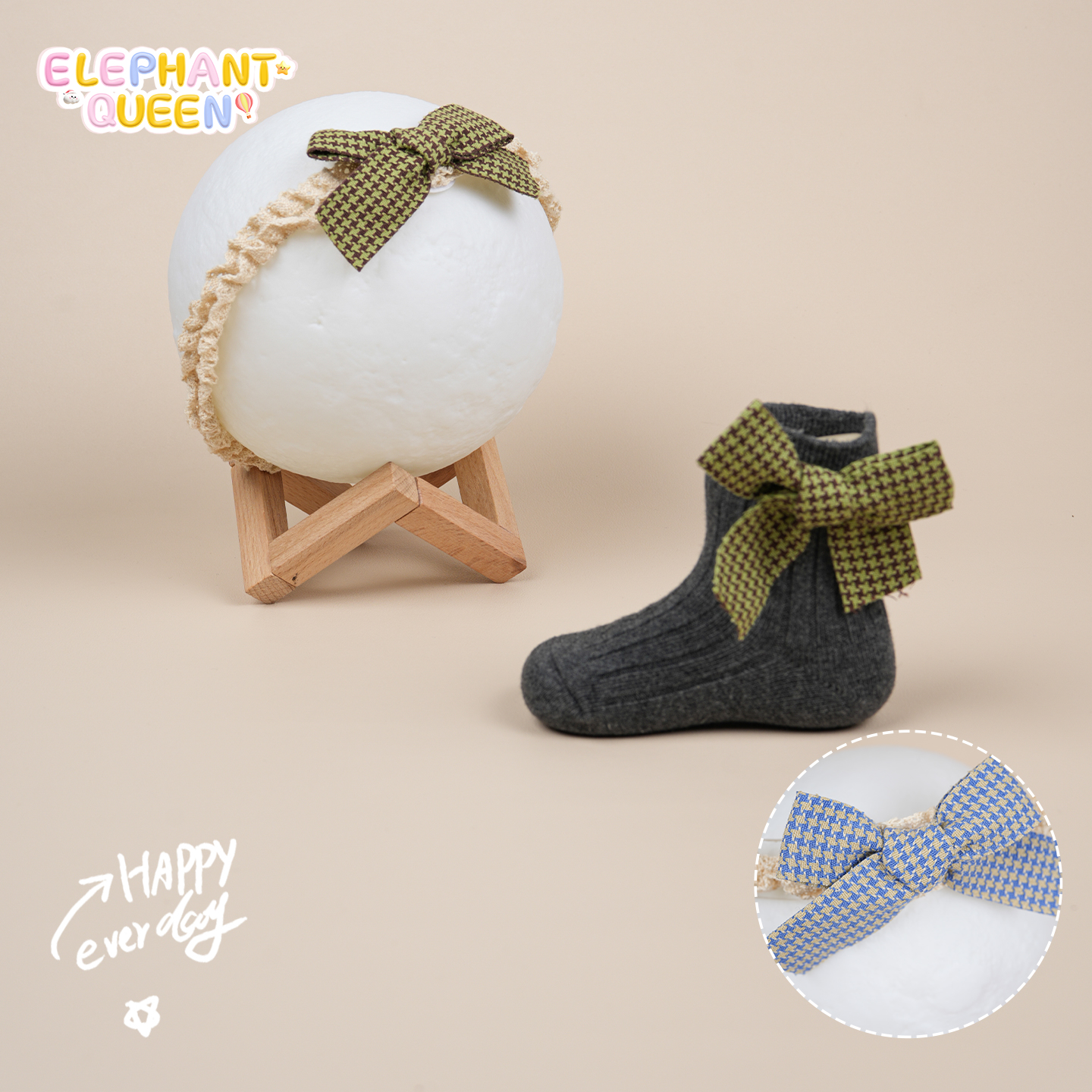 婴儿满月礼盒春秋女宝宝公主袜