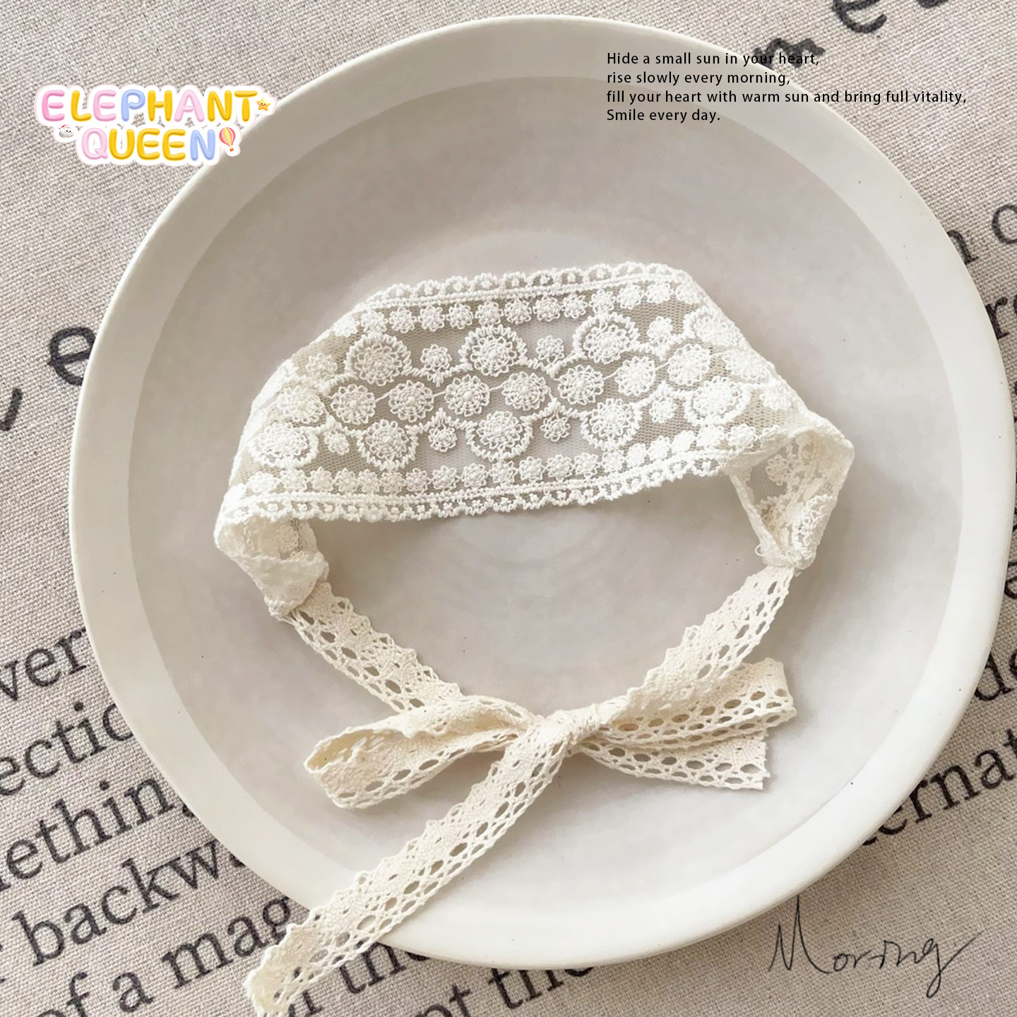 ins韩系女童发饰婴儿包头护