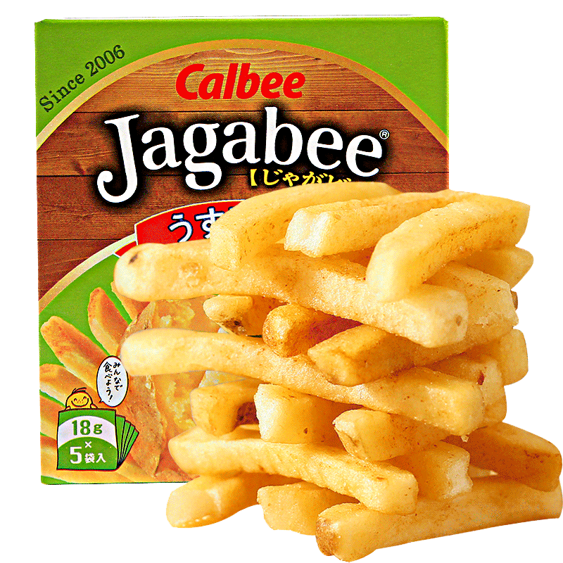 进口calbee卡乐比薯条三兄弟休闲零食品小吃膨化食品