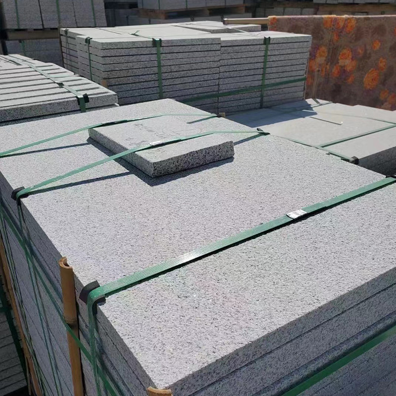 花岗岩大理石黄金麻锈石芝麻黑白灰荔枝火烧面路沿侧平石地铺石材