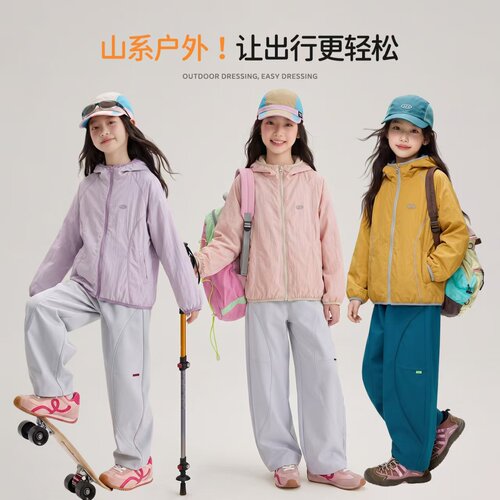 女童秋冬加绒防风保暖外套J28629