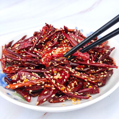 贵州香辣酥脆辣椒丝小吃