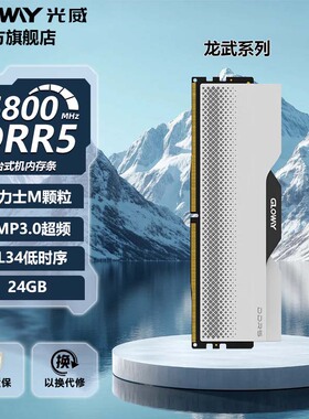 光威龙武 24g ddr5 6800 台式机电脑内存条海力士M颗粒 C34