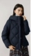 连帽羽绒服冬女加厚宽松外套 芭芭利亚2025新款 90白鸭绒短款 623