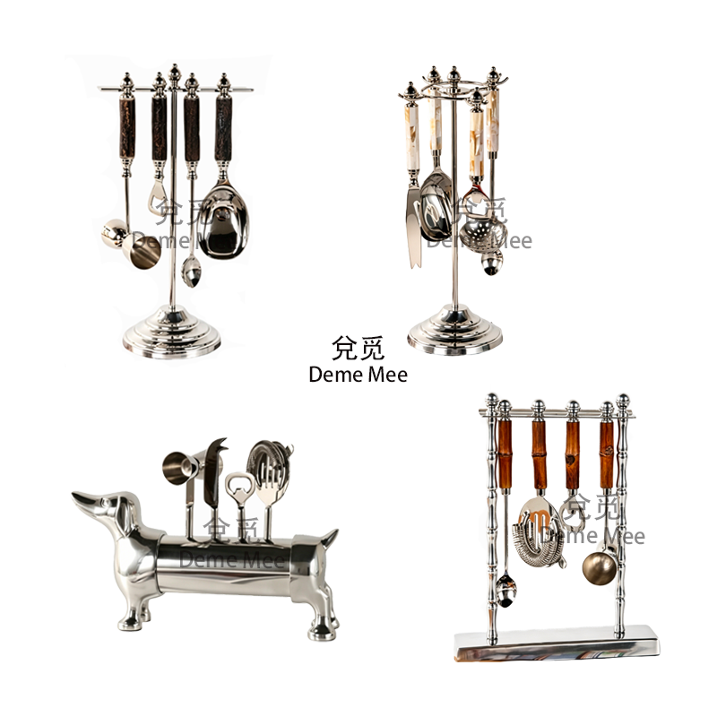 轻奢进口黄铜牛骨开瓶器摆件