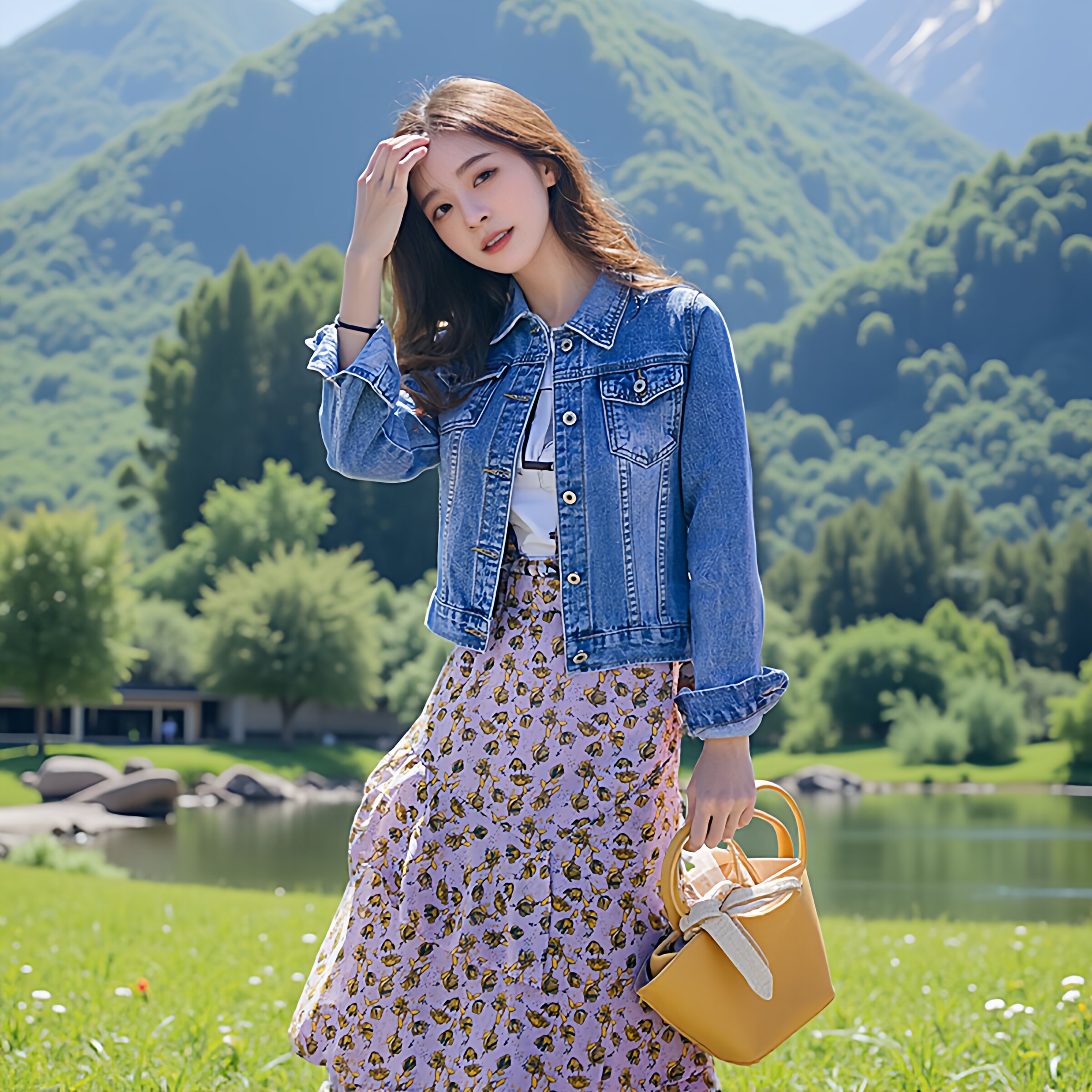 今年流行牛仔外套女秋季短款夹克显瘦小个子上衣百搭慵懒风牛仔衣