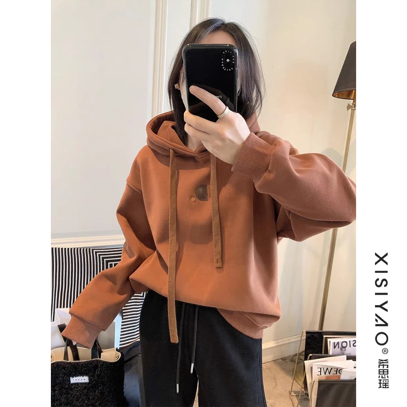 韩版美拉德卫衣女2025秋冬新款女