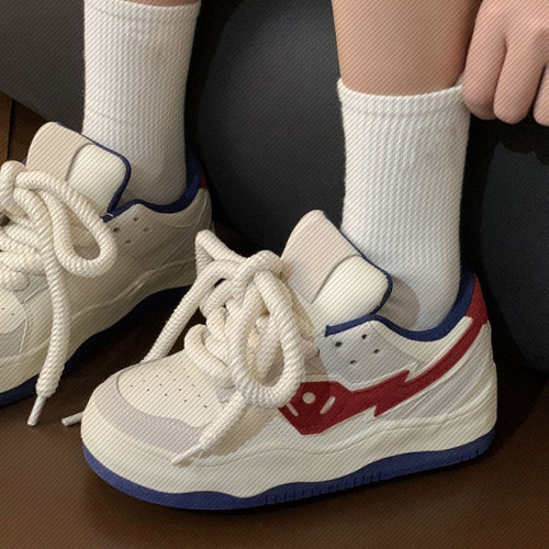 厚底面包鞋女2026年春季新款小众