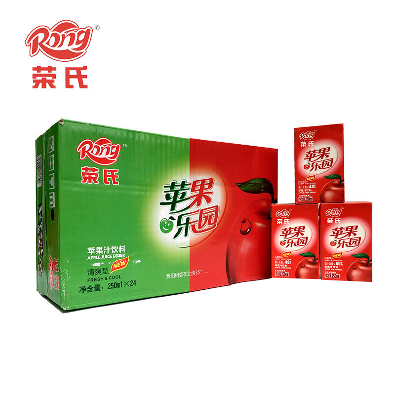 荣氏果汁青红混合装整箱纸盒装24盒包邮