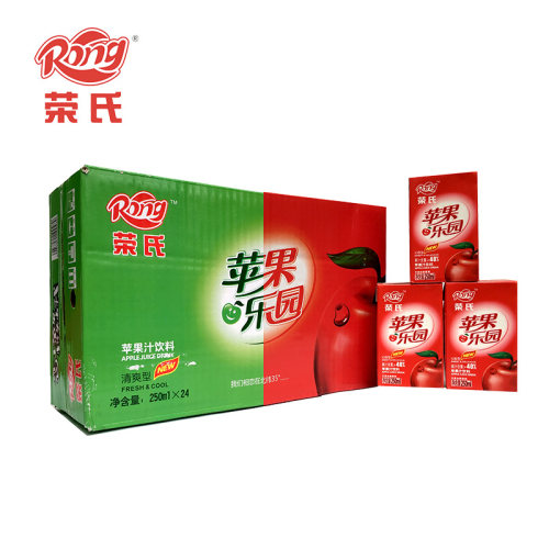 苹果味陕西果汁荣氏红250ML