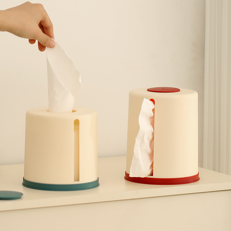 创意两用圆筒纸巾盒塑料卷纸筒
