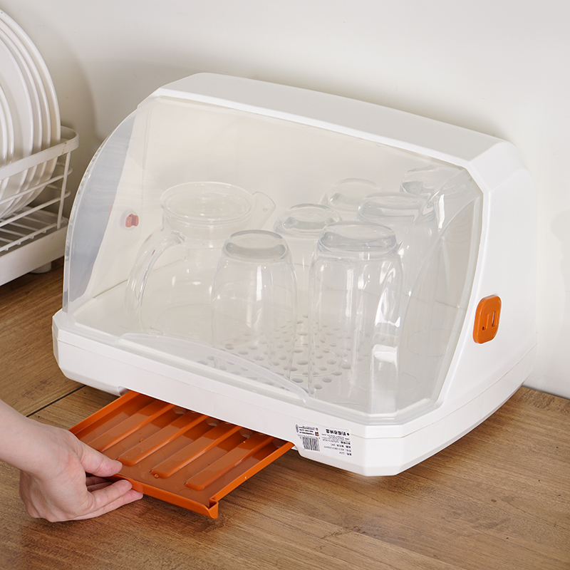 易清洗防尘滑盖水杯收纳盒