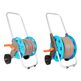 浇花水管软管喷头高压洗车水枪园林家用花园庭院收纳车架工具套装