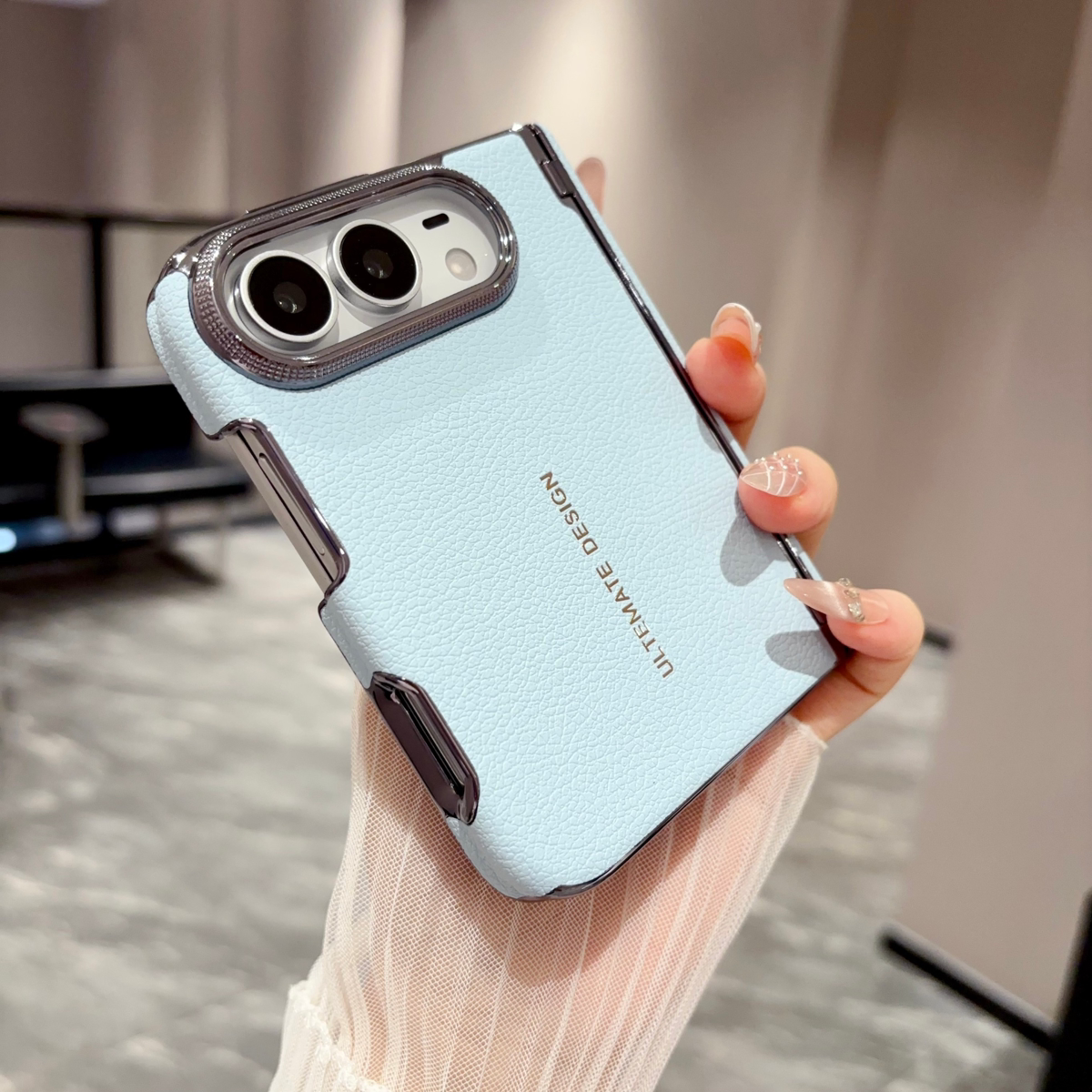 适用于iPhone18 duo 手机壳 pu手感非常柔软舒适磁吸款苹果18Duo折叠屏手机保护壳