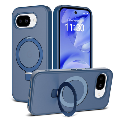 适用于谷歌pixel10A球拍支架手机壳 10pro xl肤感磁吸保护套 谷歌9代 10代防摔支架手机套