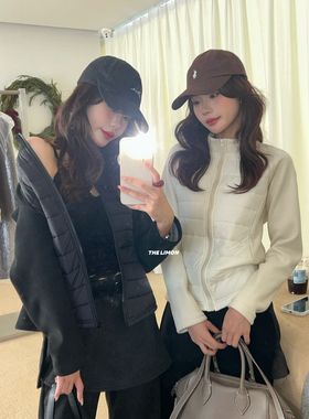 THE LIMON柠檬绿茶冬季立领修身显瘦小蛮腰排骨棉服外套女TM-1301