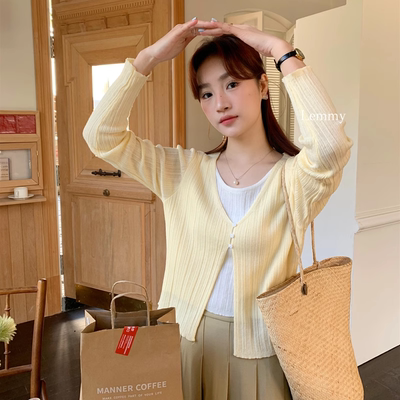 设计感假两件撞色针织衫上衣女