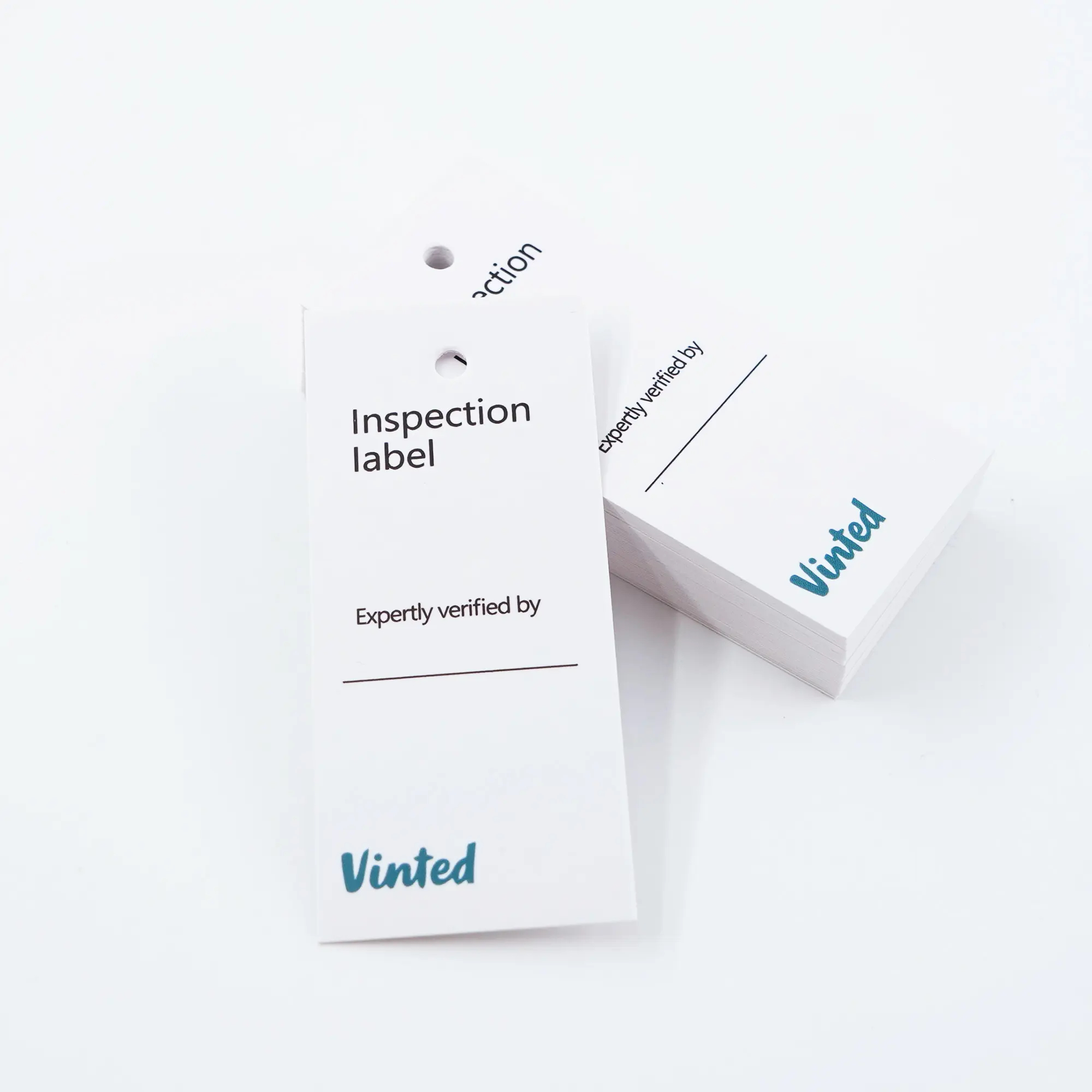 thumbnail for Vinted hangtag labels