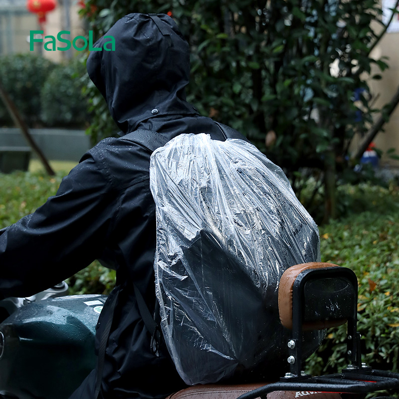 背包防水罩一次性户外出游儿童书包套雨披防雨罩登山双肩包防尘套