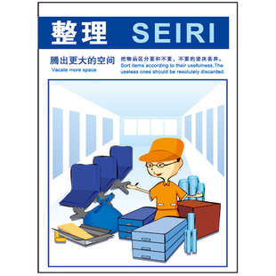 空间 腾出更大 SETON赛盾 整理 G0261工厂清扫清洁安全宣传看板