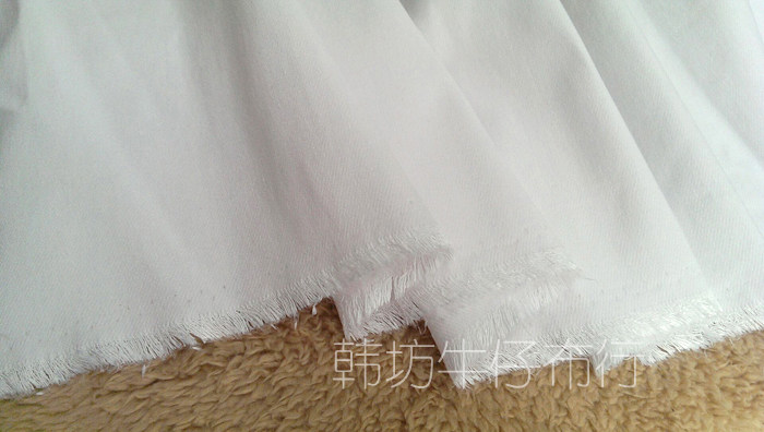 牛仔布锦棉纯棉弹力裙子裤子手工DIY布料纯棉服面料包邮