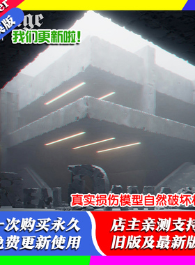 blender插件中文 Real Damage Pro 1.3 真实损伤模型自然破坏材质