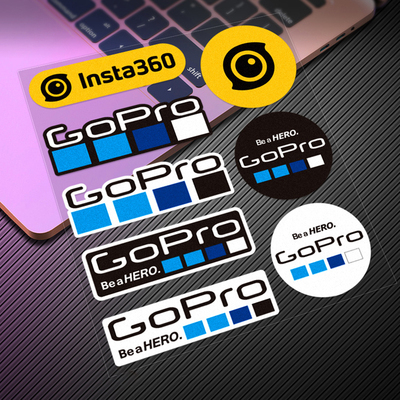 装饰贴纸GOPROHero3相机360 极限运动摄影DV汽车改装反光贴纸贴花