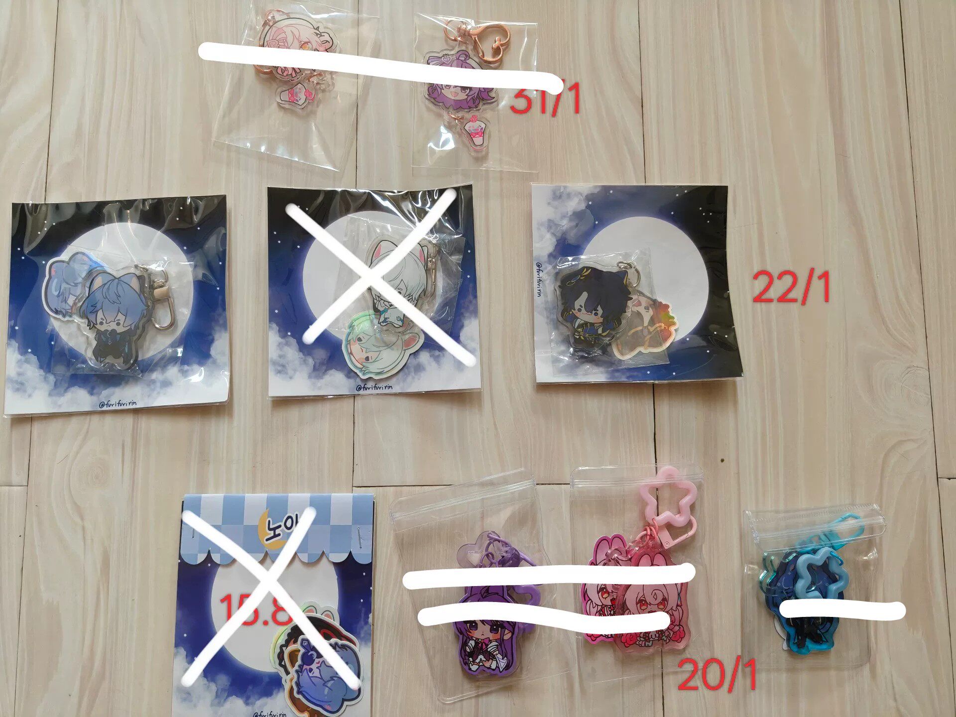 Elsword Noah Cel LI Keychain Charms - Thailand CQ Event Leftover Stock