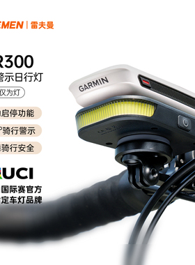 雷夫曼 FR300自行车码表日行灯警示骑行灯闪光公路山地车 RAVEMEN