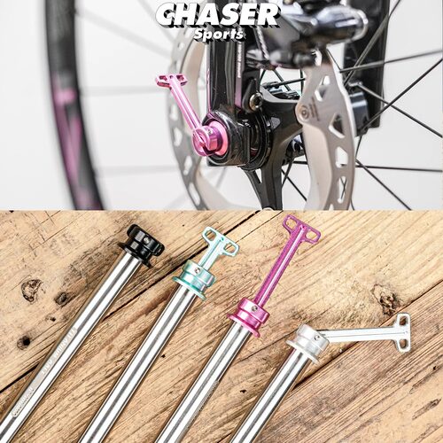 chaser碟刹轮组钛合金超轻捅轴杆