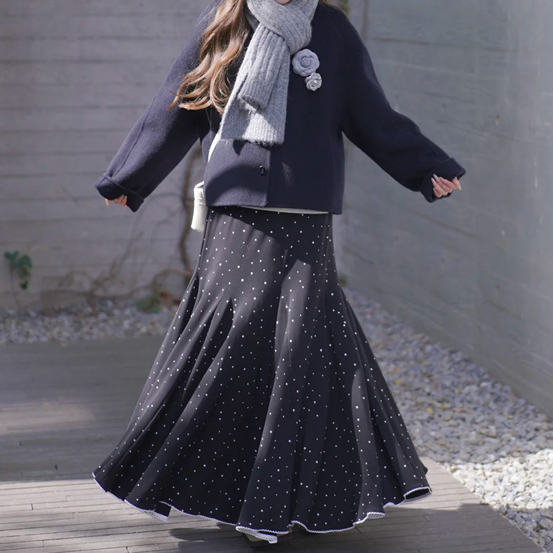 被夸爆的波点鱼尾裙直接封神！