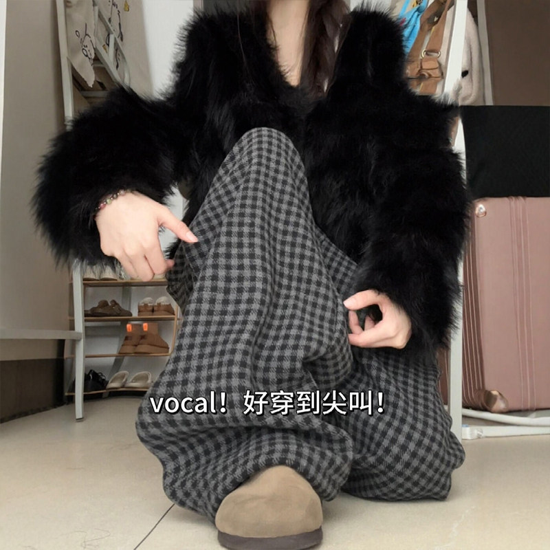 不服不行！格子裤真的太显瘦了！