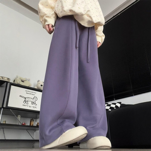美到失语的紫色弯刀裤！