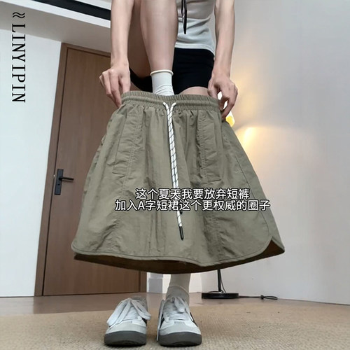 美式辣妹风工装短裙～很难不爱